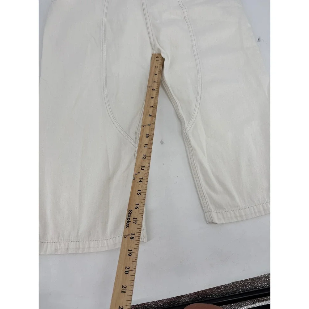 Free People We The Free Lunan Pull On Harem Pants Cream Off White Small Smocked